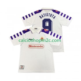 ACF Fiorentina BASTUTA 9 1999 Retro Maglia Trasferta 1998 Manica Corta